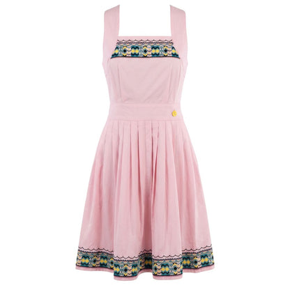 Pink Cotton Women Dress