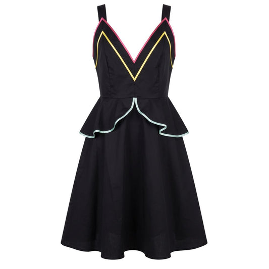 Black Cotton Women's Dress