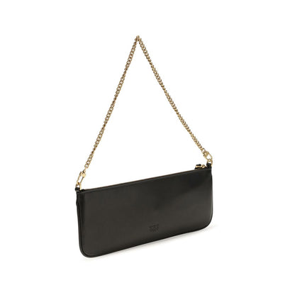 Black Calf Leather Bos Taurus Shoulder Bag