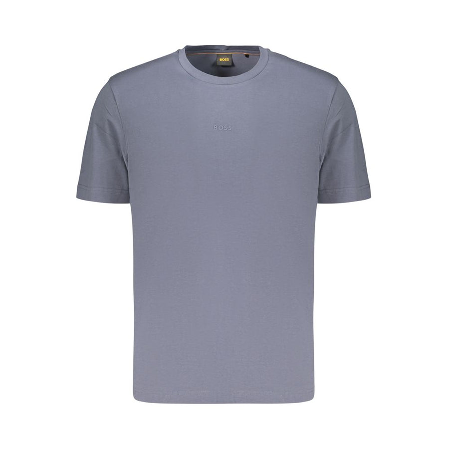 Blu Cotton Uomo T-Shirt