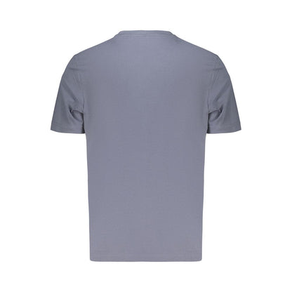 Blu Cotton Uomo T-Shirt
