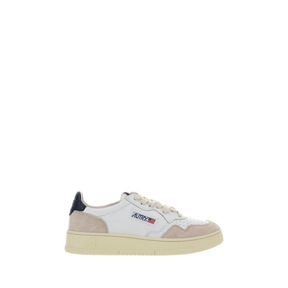 White Calf Leather Bos Taurus Athletic Sneakers