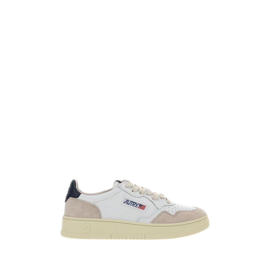 White Calf Leather Bos Taurus Athletic Sneakers