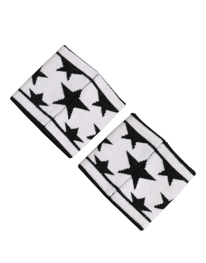 Men Set White Black Wool Logo #DGMILLENNIALS Wristband