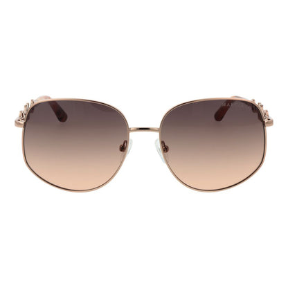 Rose Gold Metal Sunglasses