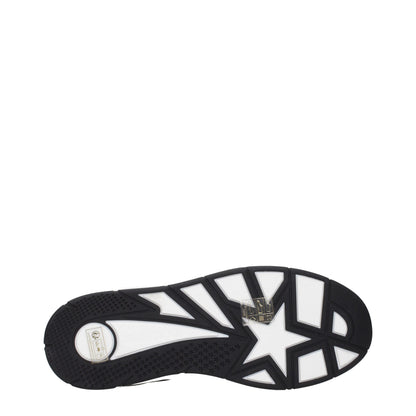 Black Leather Low Top Sneakers