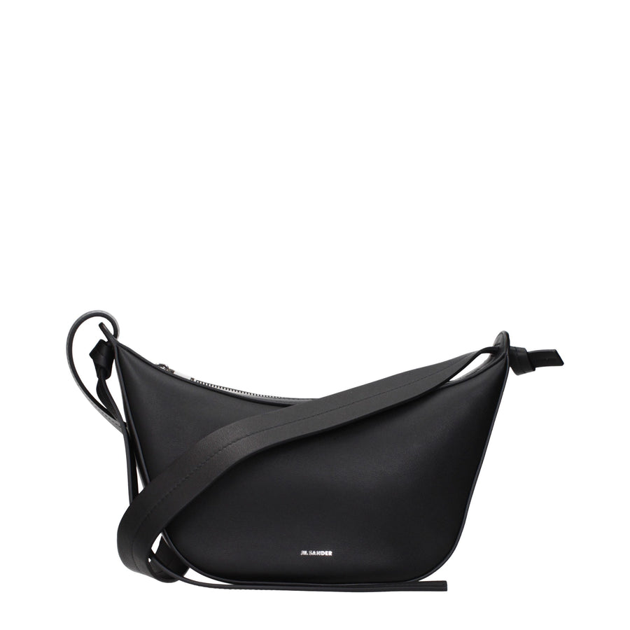 Black Leather Shoulder Bag