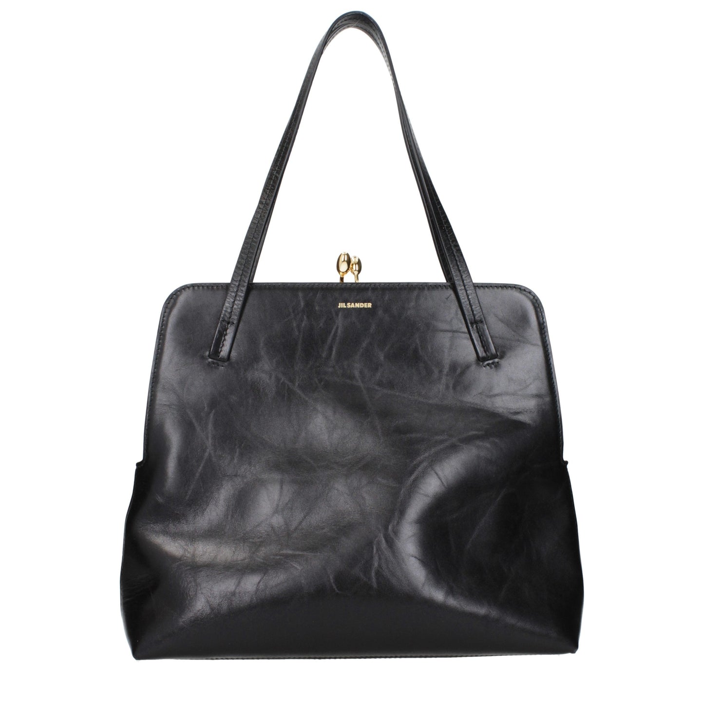 Black Leather Shoulder Bag