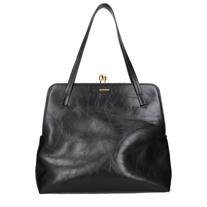 Black Leather Shoulder Bag