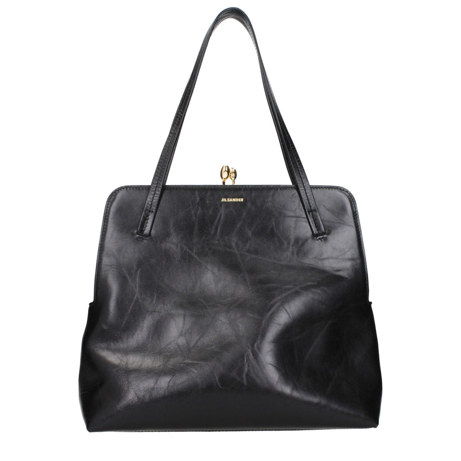 Black Leather Shoulder Bag