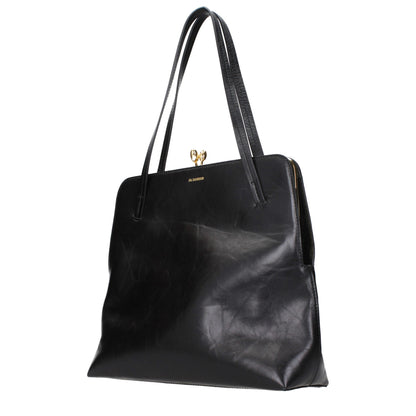 Black Leather Shoulder Bag