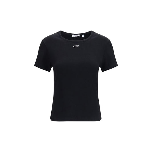 Black Cotton T-Shirt
