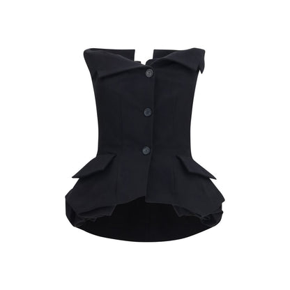 Black Silk Waistcoat