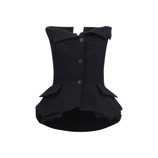 Black Silk Blouse