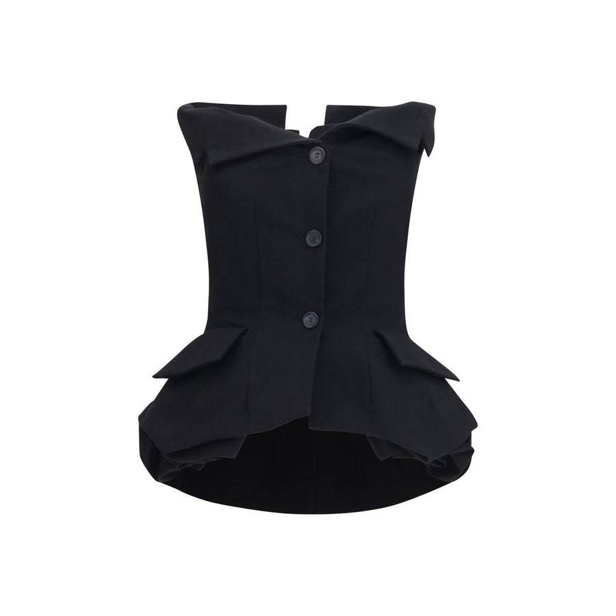 Black Silk Waistcoat