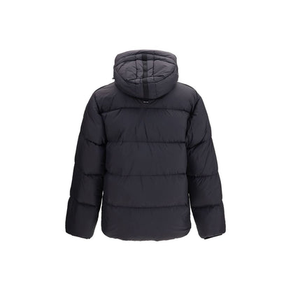 Black Goose Down Full-Length Jacket