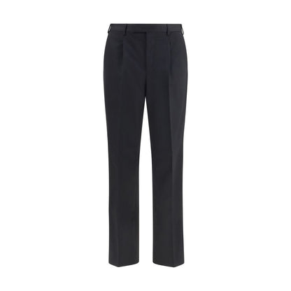 Black Wool Oves Aries Casual Pants