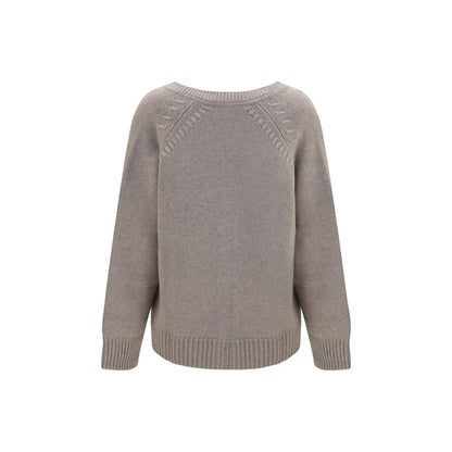 Beige Cashmere Cardigan