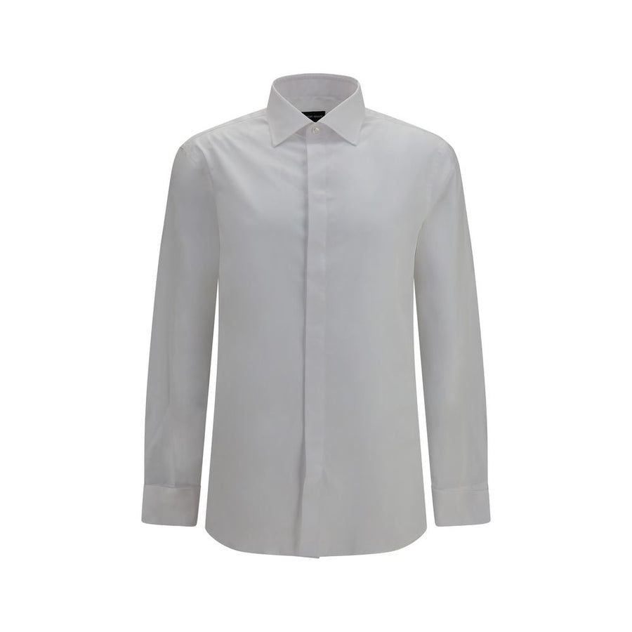 White Cotton Dress Shirt