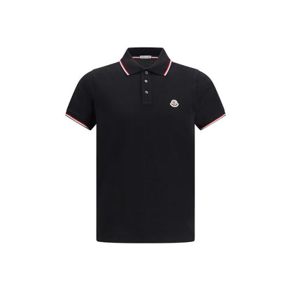 Black Cotton Polo Shirt