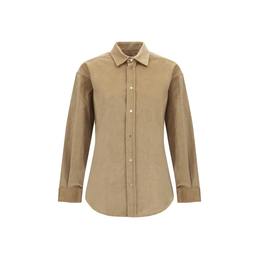 Beige Denim Shirt