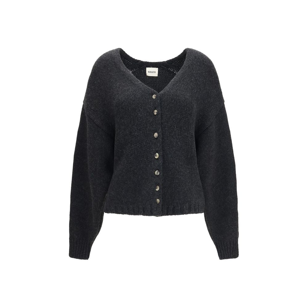 Gray Cashmere Cardigan