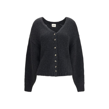 Gray Cashmere Cardigan