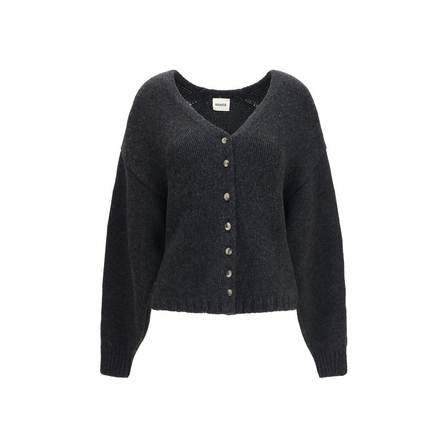 Gray Cashmere Cardigan