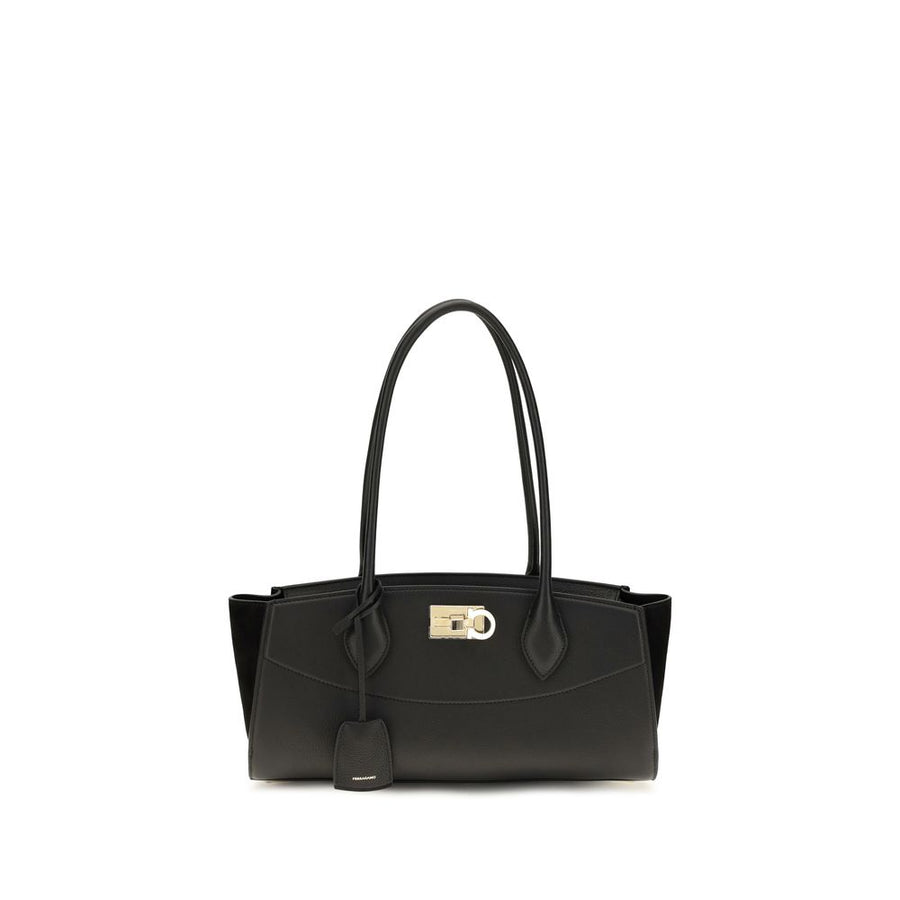 Black Calf Leather Bos Taurus Shoulder Bag
