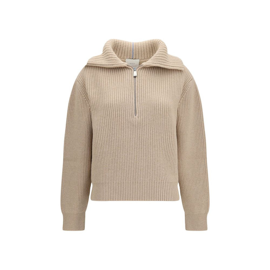 Beige Cashmere Polo Shirt