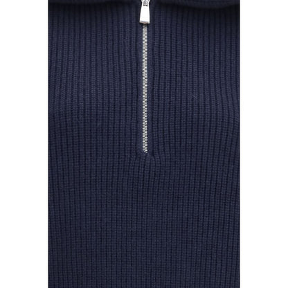 Blue Cashmere Polo Shirt