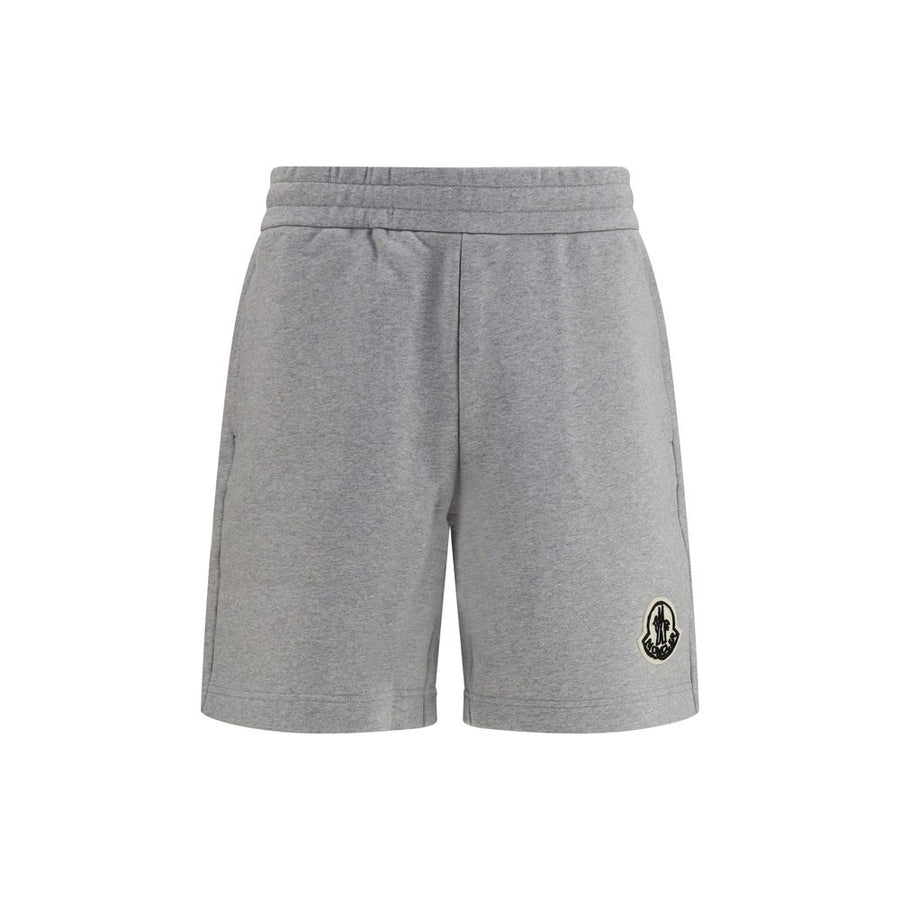 Gray Cotton Bermuda Shorts