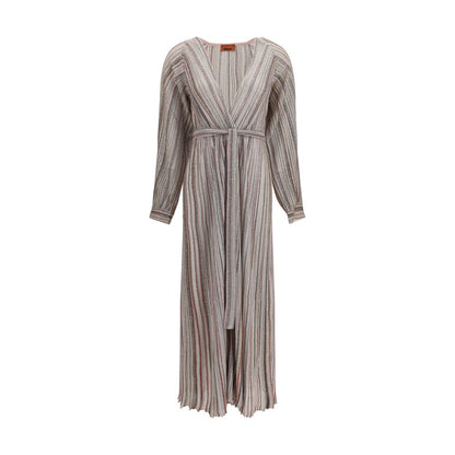 Multicolor Viscose Long Dress
