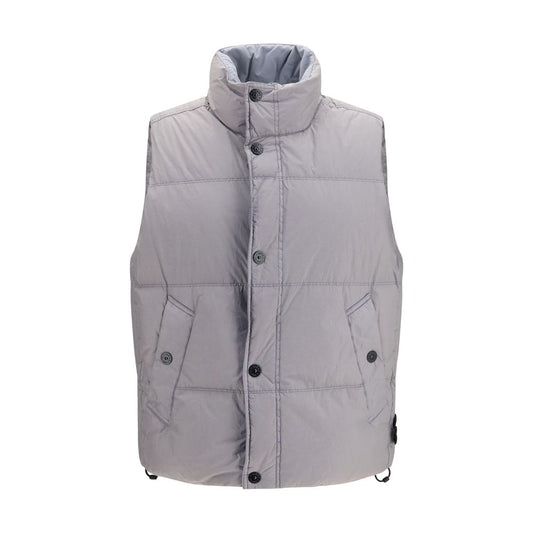 Gray Goose Down Sleeveless Jacket