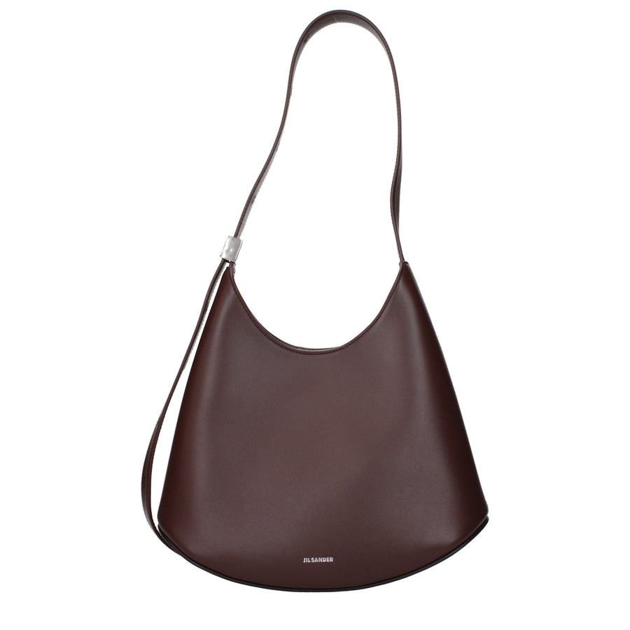 Red Leather Shoulder Bag