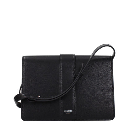 Black Leather Crossbody Bag