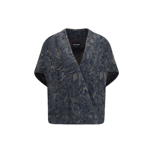 Blue Cotton Denim Jacket