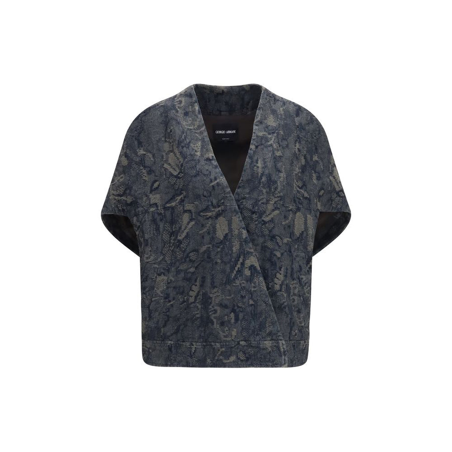 Blue Cotton Denim Jacket