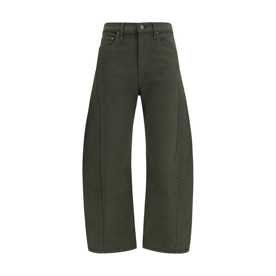 Bicolor Cotton Relaxed Fit Jeans