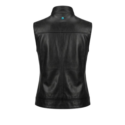 Black Polyester Women Jacket