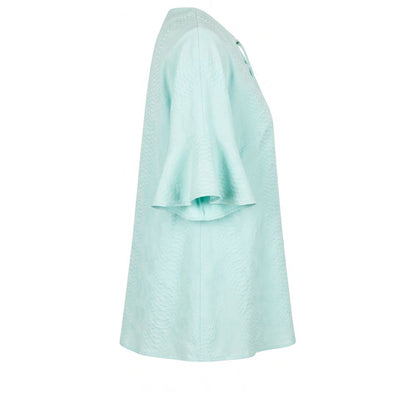 Light Blue Cotton Women Shirt