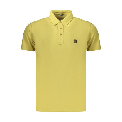 Yellow Cotton Men's Polo