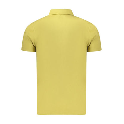 Yellow Cotton Men's Polo