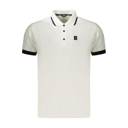 White Cotton Men's Polo