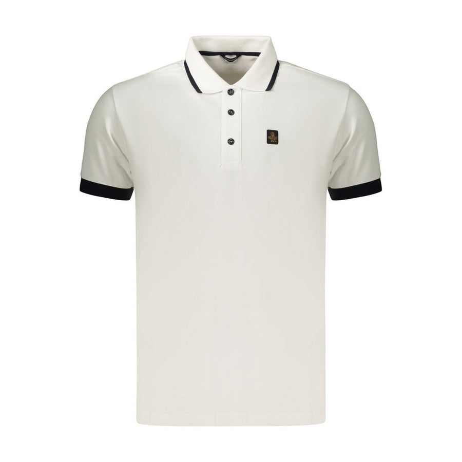 White Cotton Men's Polo