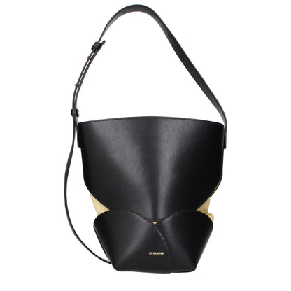 Black Leather Crossbody Bag