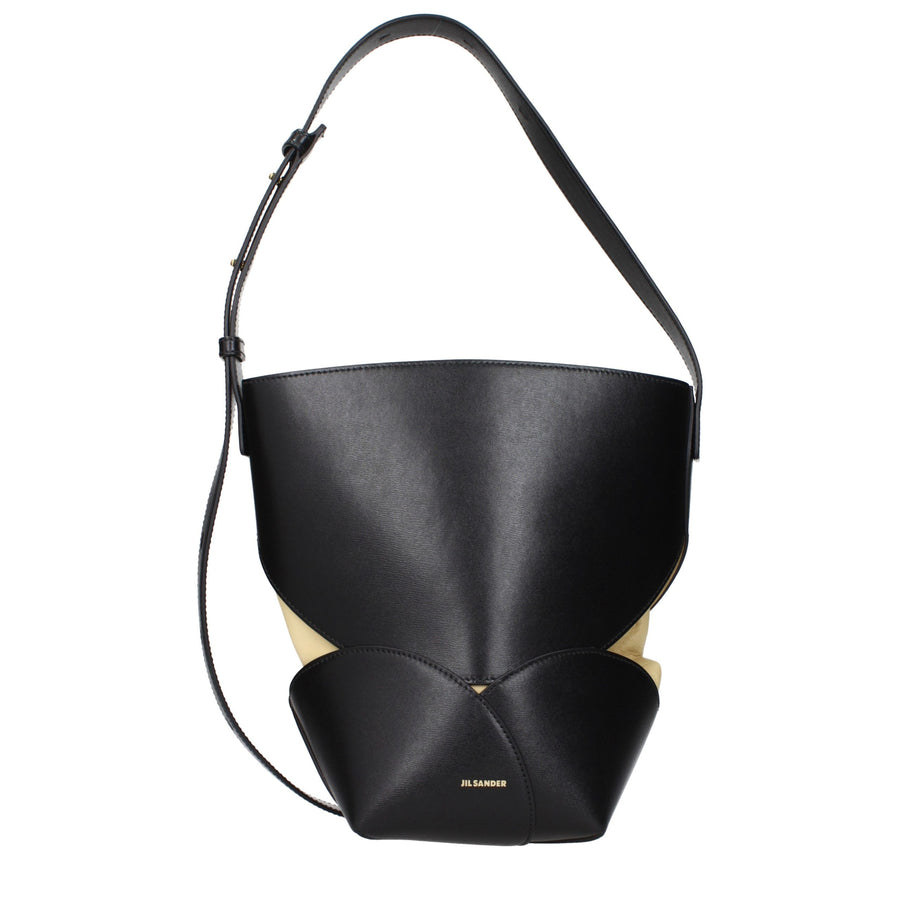 Black Leather Crossbody Bag
