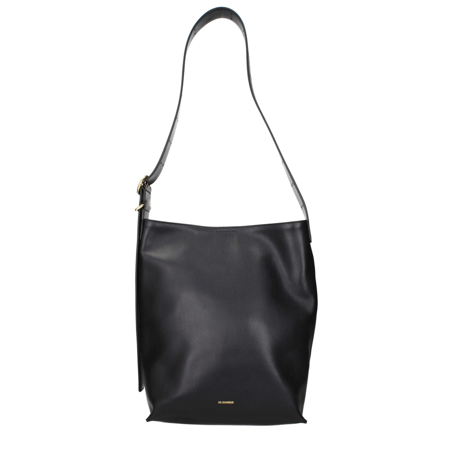 Black Leather Crossbody Bag