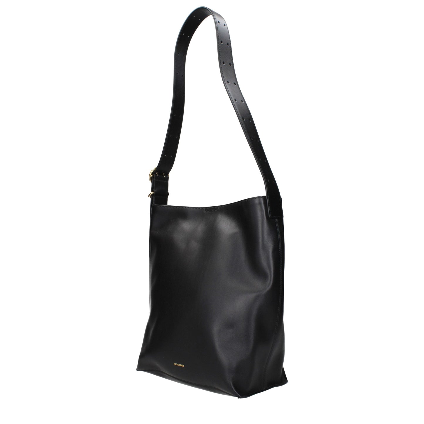 Black Leather Crossbody Bag