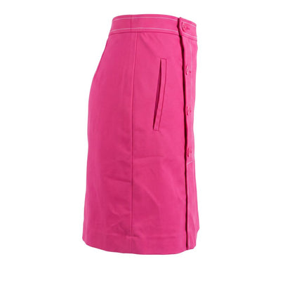 Pink Cotton Women Skirt